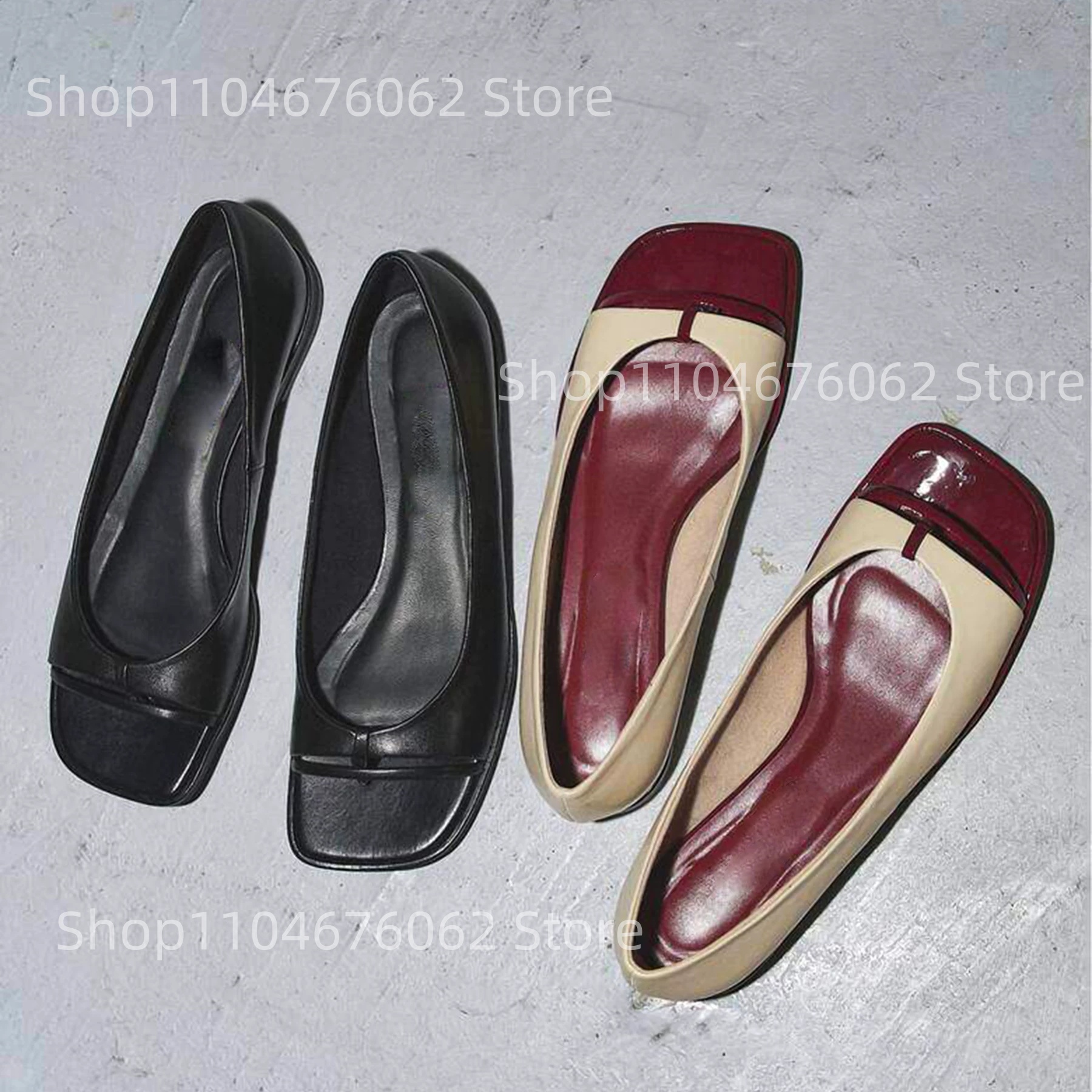 Women'S Shoes Burgundy - Women Beige And Burgundy Color Block