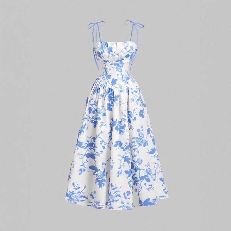 French Vintage Floral Slip Dre - Women Shoes Xxl ulasan dan harga