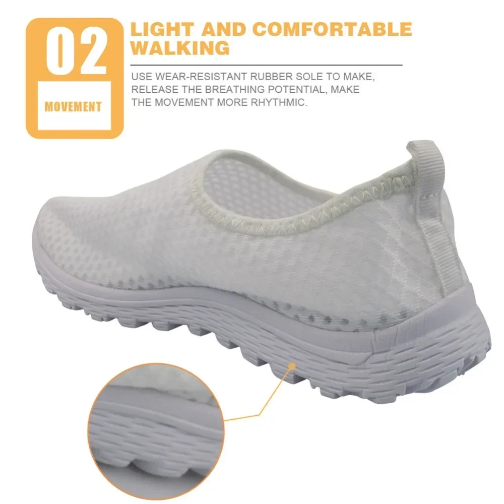 Breathable Female Flats Nurse  - Women'S Shoes Nursing ulasan dan harga