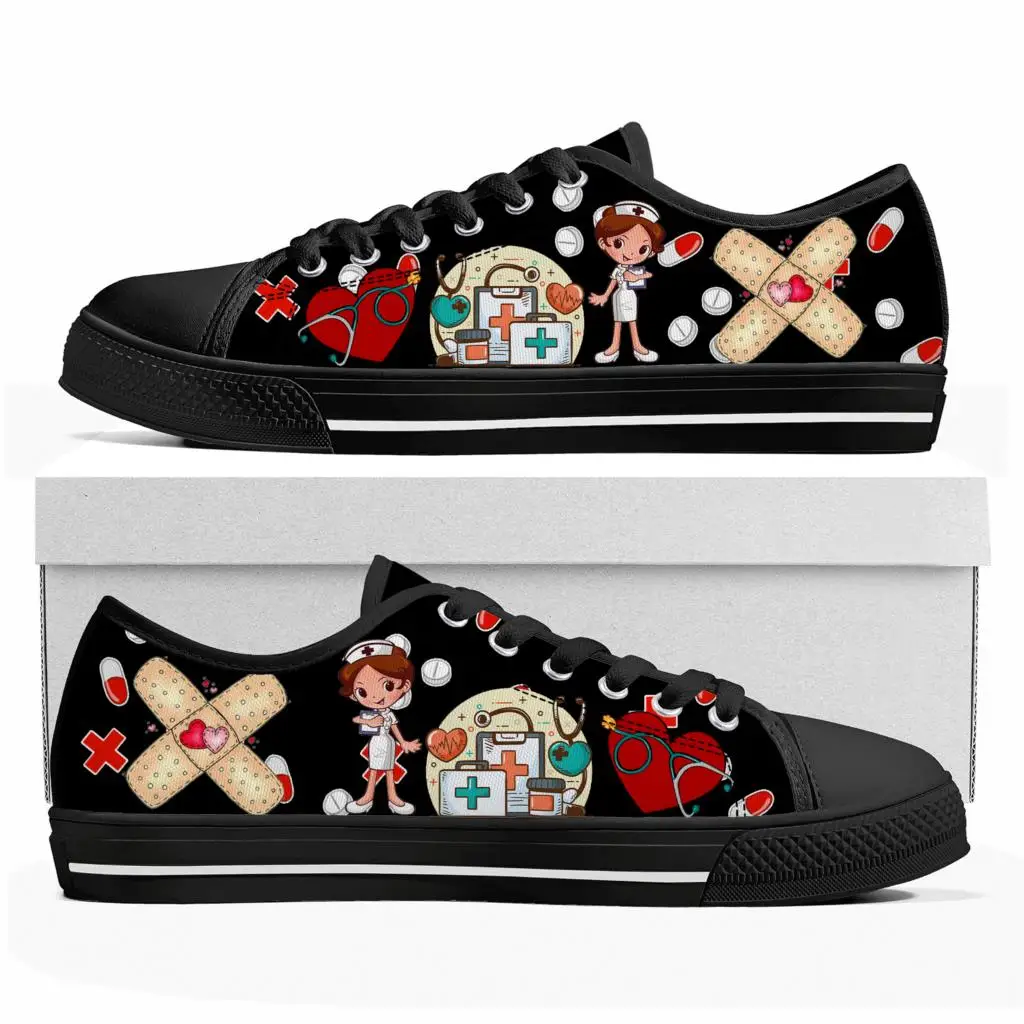 Cute Cartoon Nurse Doctor Medi - Women'S Shoes Nursing ulasan dan harga