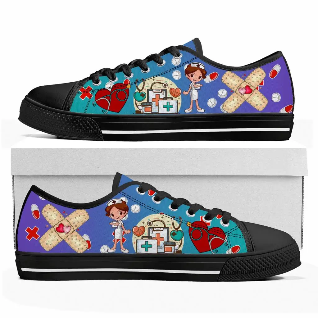 Cute Cartoon Nurse Doctor Medi - Women'S Shoes Nursing ulasan dan harga