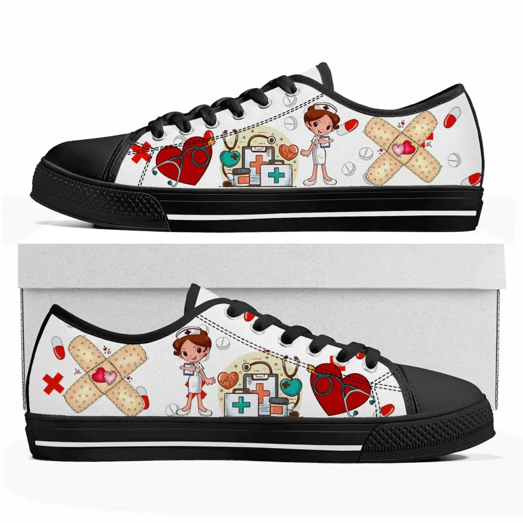 Cute Cartoon Nurse Doctor Medi - Women'S Shoes Nursing ulasan dan harga