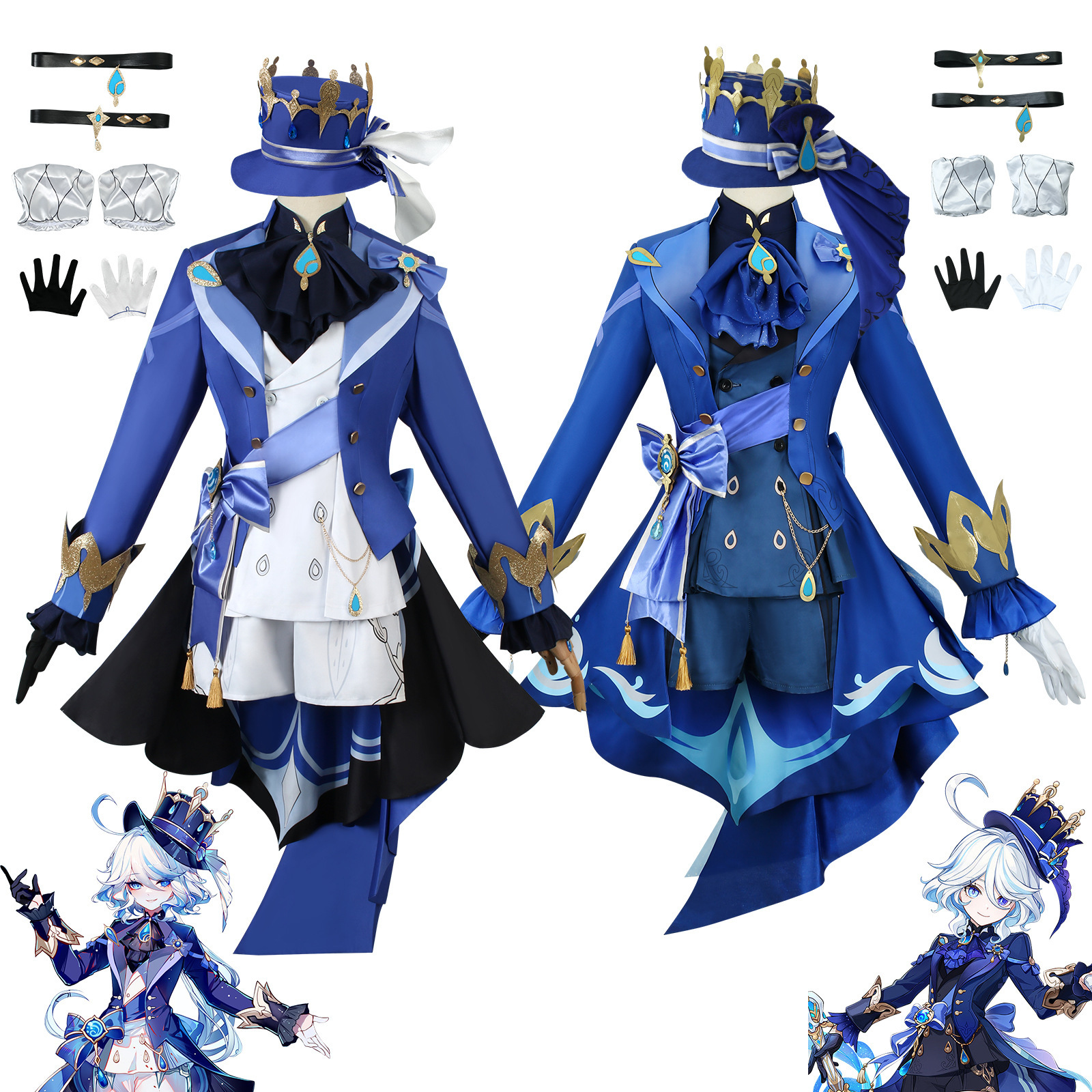 Fantasy Water Element Cosplay  - Women Shoes Xxl ulasan dan harga