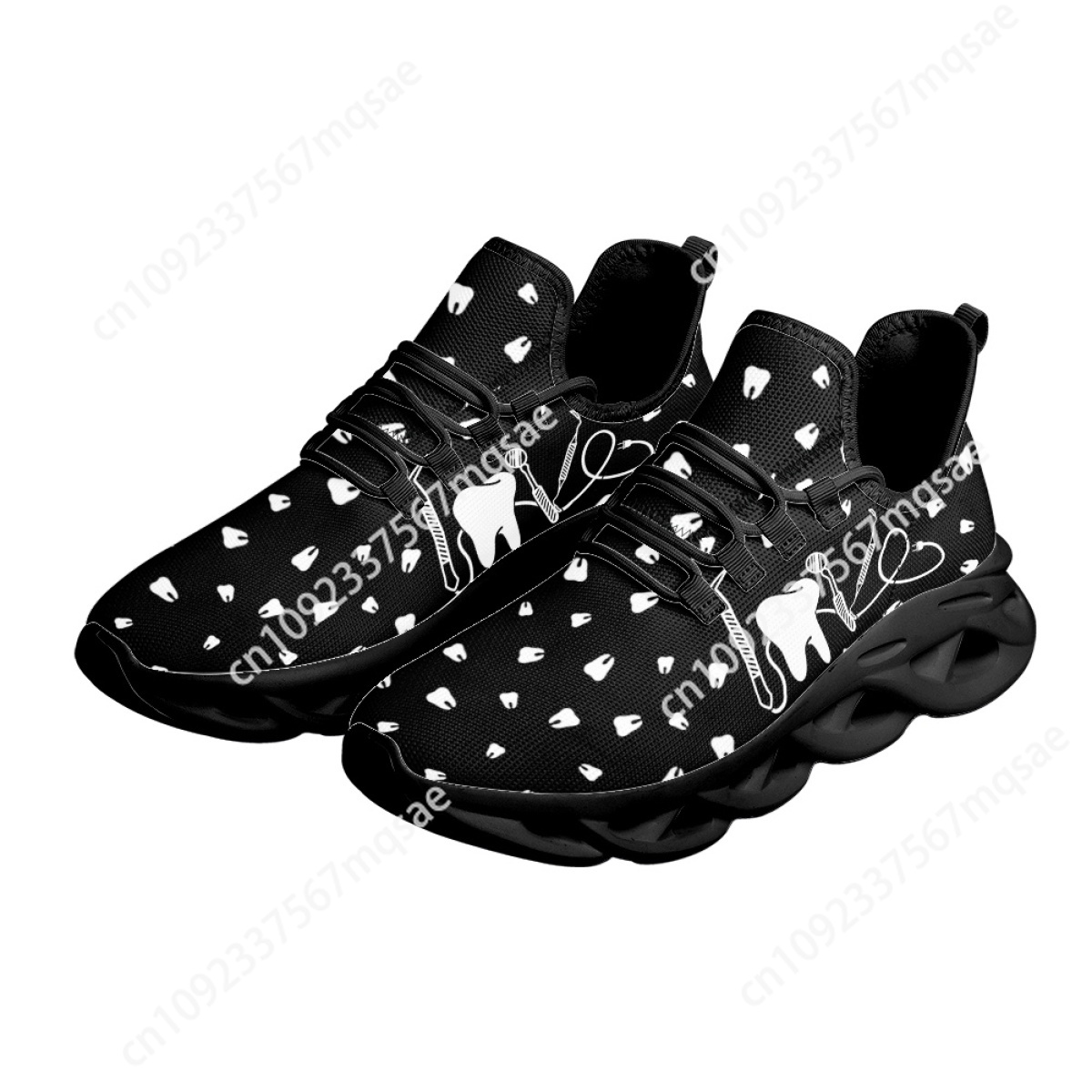 Black and White Teeth Medical  - Women'S Shoes Nursing ulasan dan harga