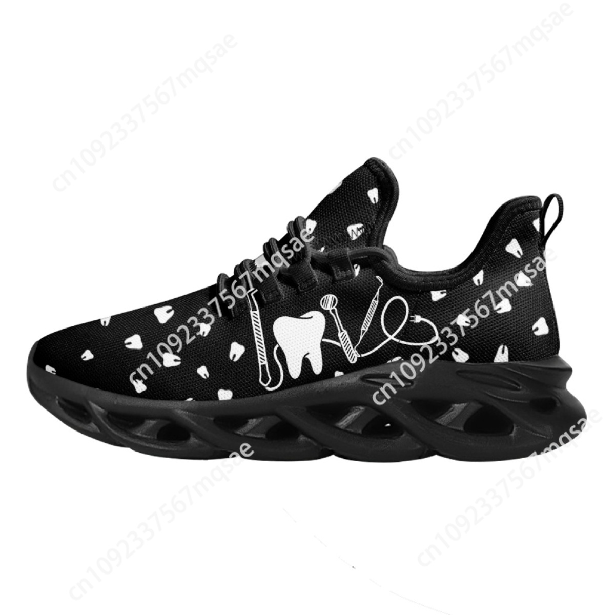 Black and White Teeth Medical  - Women'S Shoes Nursing ulasan dan harga