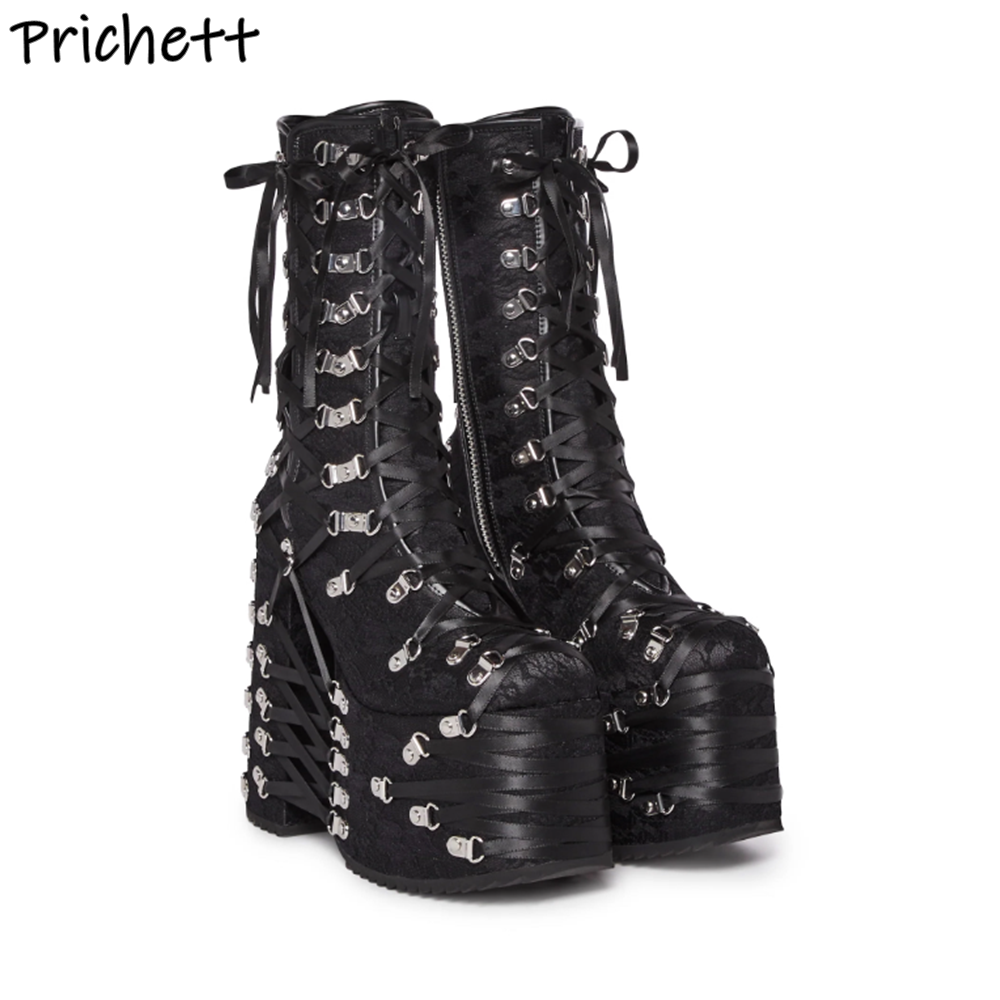 Black Pink Cross Tied Ankle Bo - Ribbon Tie Heel ulasan dan harga