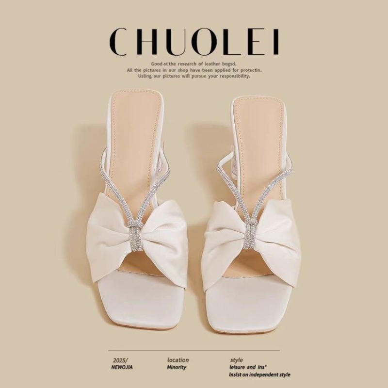 2025 Summer Sexy Diamond Strap - Ribbon Tie Heel ulasan dan harga