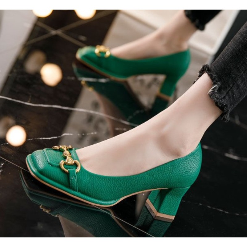 Women's Mid-heel Pumps 2025 Su - Women'S Shoes Burgundy ulasan dan harga