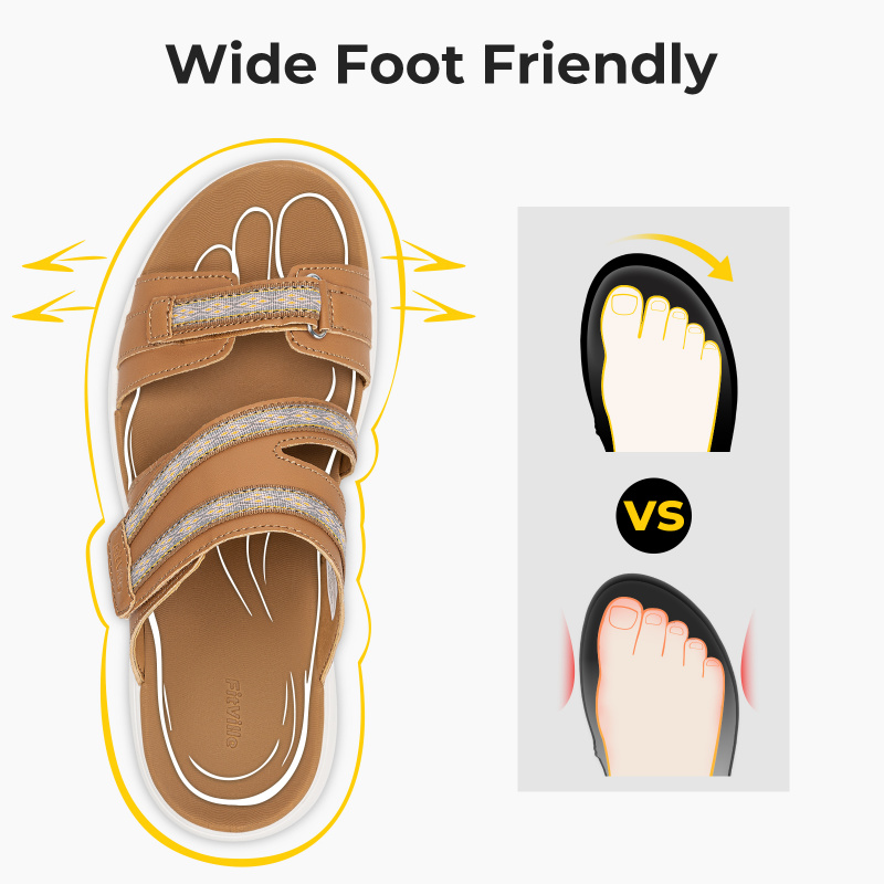 FitVille Women'S Slippers Wide - Women'S Shoes For Bunions ulasan dan harga