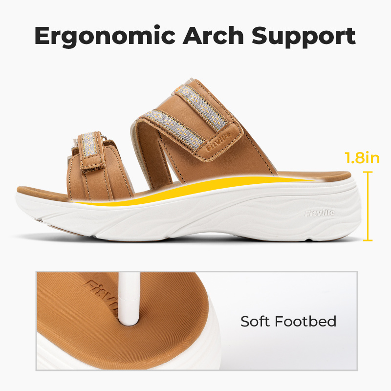 FitVille Women'S Slippers Wide - Women'S Shoes For Bunions ulasan dan harga