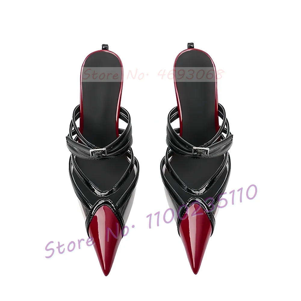 Burgundy Pointed Stitching Cro - Women'S Shoes Burgundy ulasan dan harga
