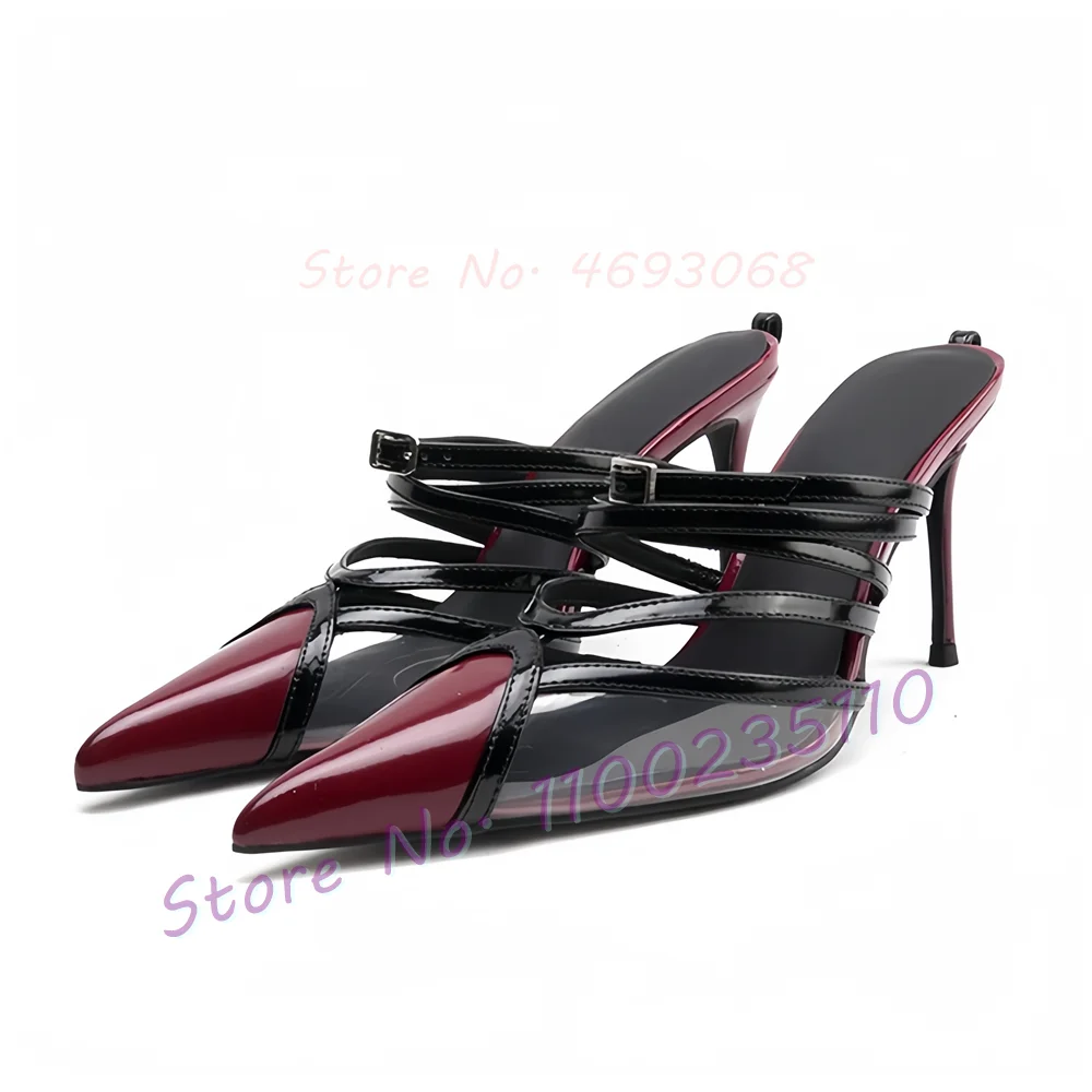 Burgundy Pointed Stitching Cro - Women'S Shoes Burgundy ulasan dan harga