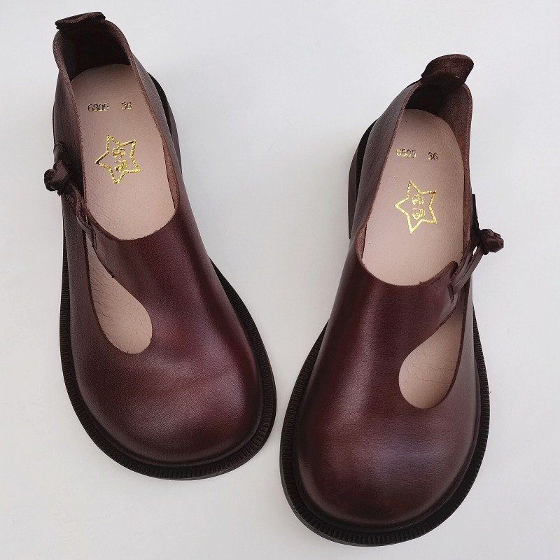 Careaymade-Genuine leather big - Women Shoes Size ulasan dan harga