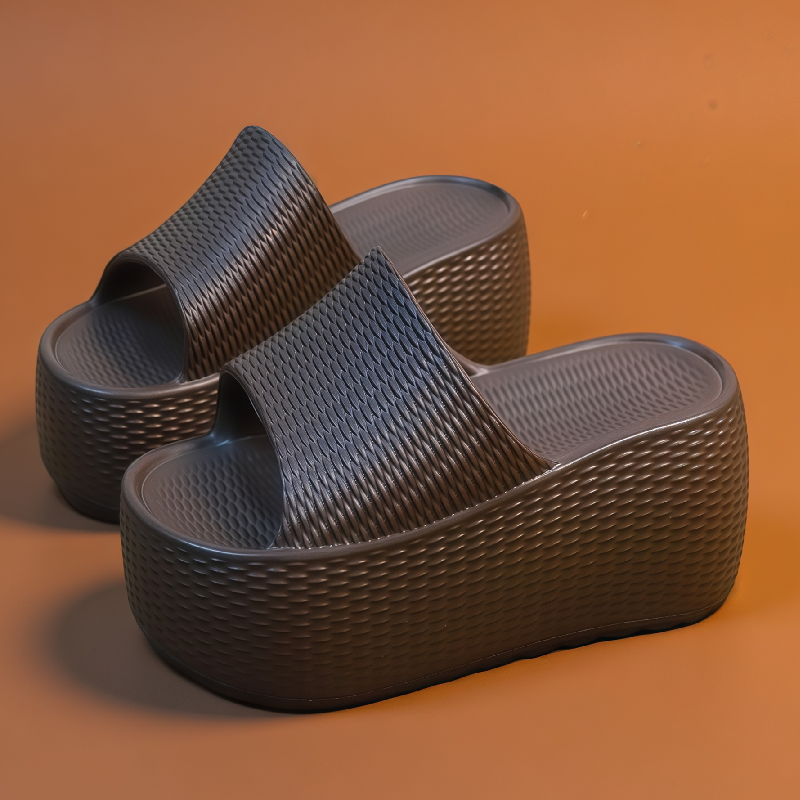 New Textured Weave Platform Sl - Mule Slip On ulasan dan harga