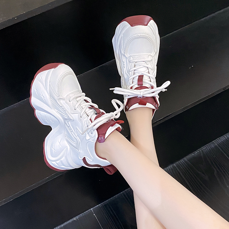 Autumn Winter Warm Chunky Snea - Women Shoes Store ulasan dan harga
