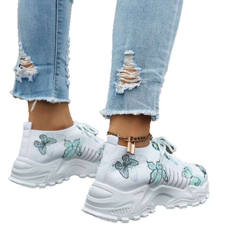 Women Butterfly Print Mesh Sne - Women Shoes Store ulasan dan harga