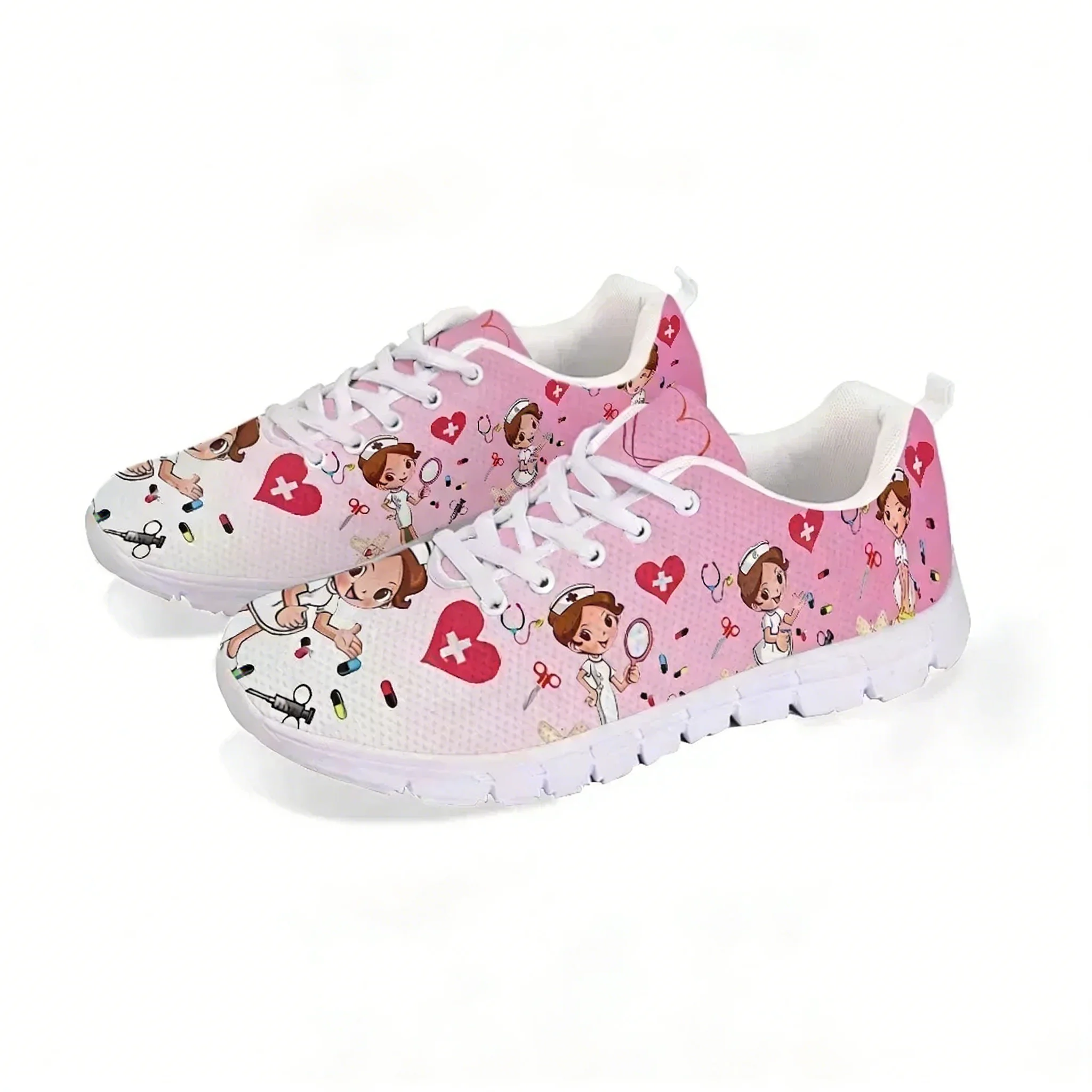 Pink Nursing Shoes Ladies Flat - Women'S Shoes Nursing ulasan dan harga