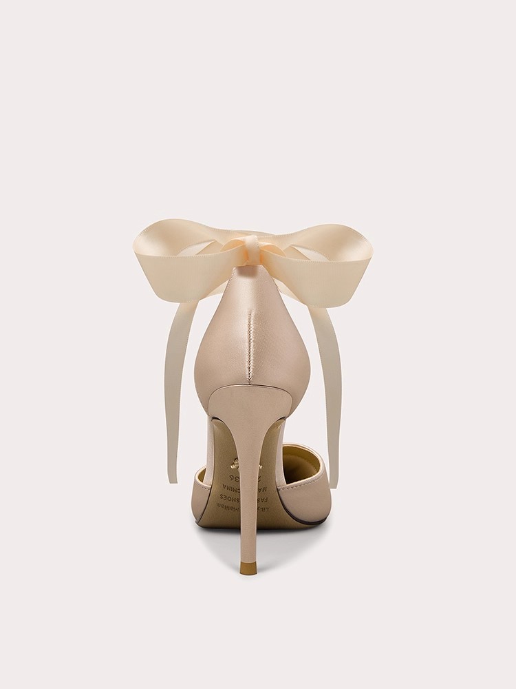 Stiletto sandals spring and su - Ribbon Tie Heel ulasan dan harga
