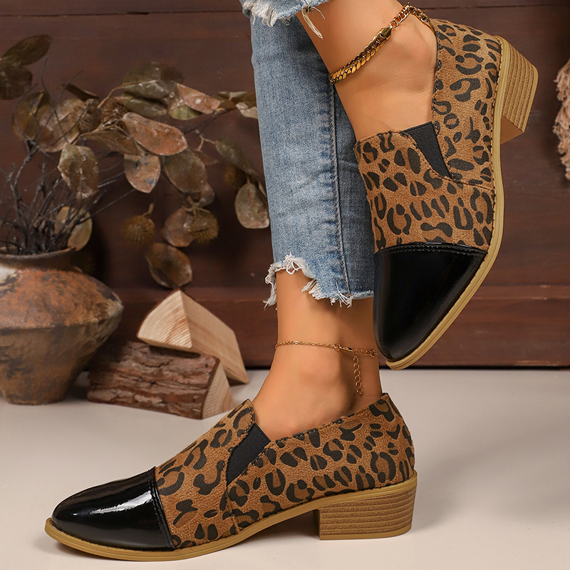 Leopard Printed Women's Low He - Women Shoes Size ulasan dan harga